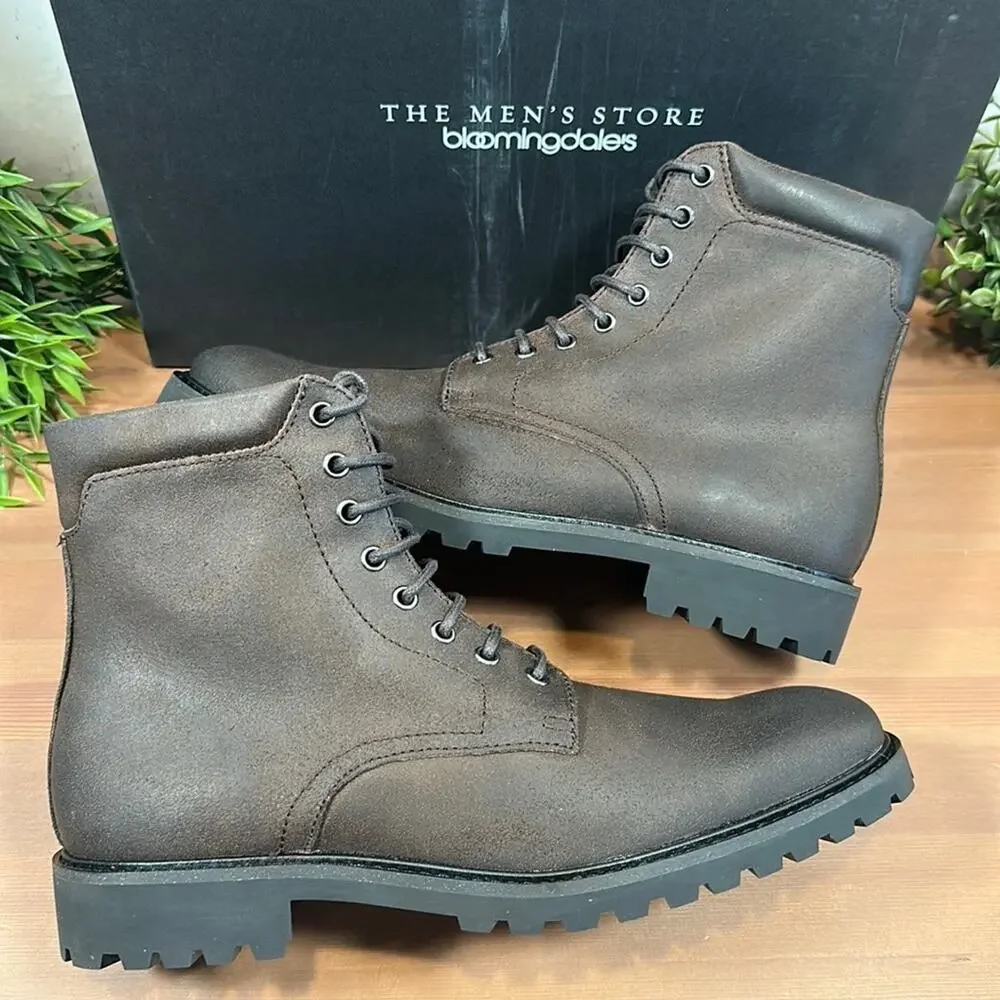 The Men's Store at Bloomingdale's Men's Plain Toe Boots Size 8.5